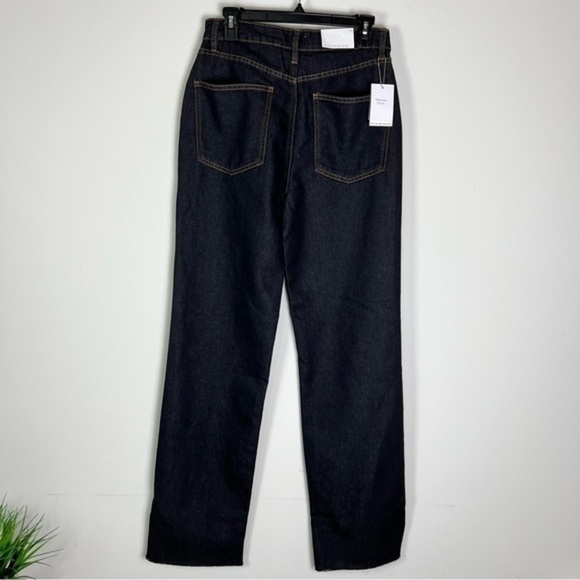 We wore what Womens High Rise Dad Jean in Dani Blue & Black size 28 - Picture 5 of 10
